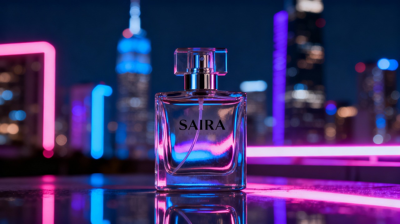 Midnight Saffron Perfume Bottle